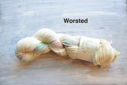Fey and Fable Fibers Worsted Sugar Crystals Yarn