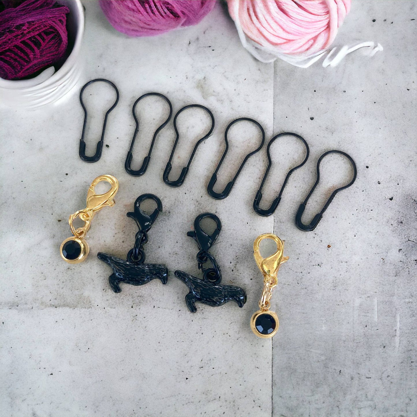 Firefly Notes Crow-chet Crochet Stitch Marker Pack Stitch markers