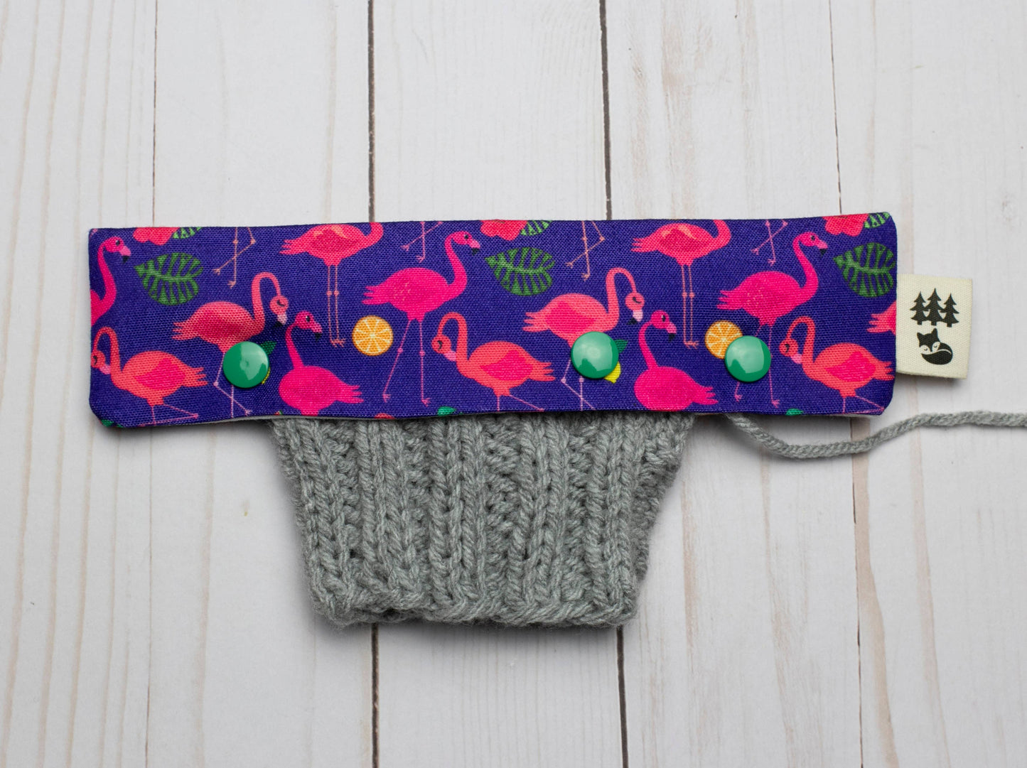 Fox & Pine Stitches Fancy Flamingo | DPN Holder Needle Holders