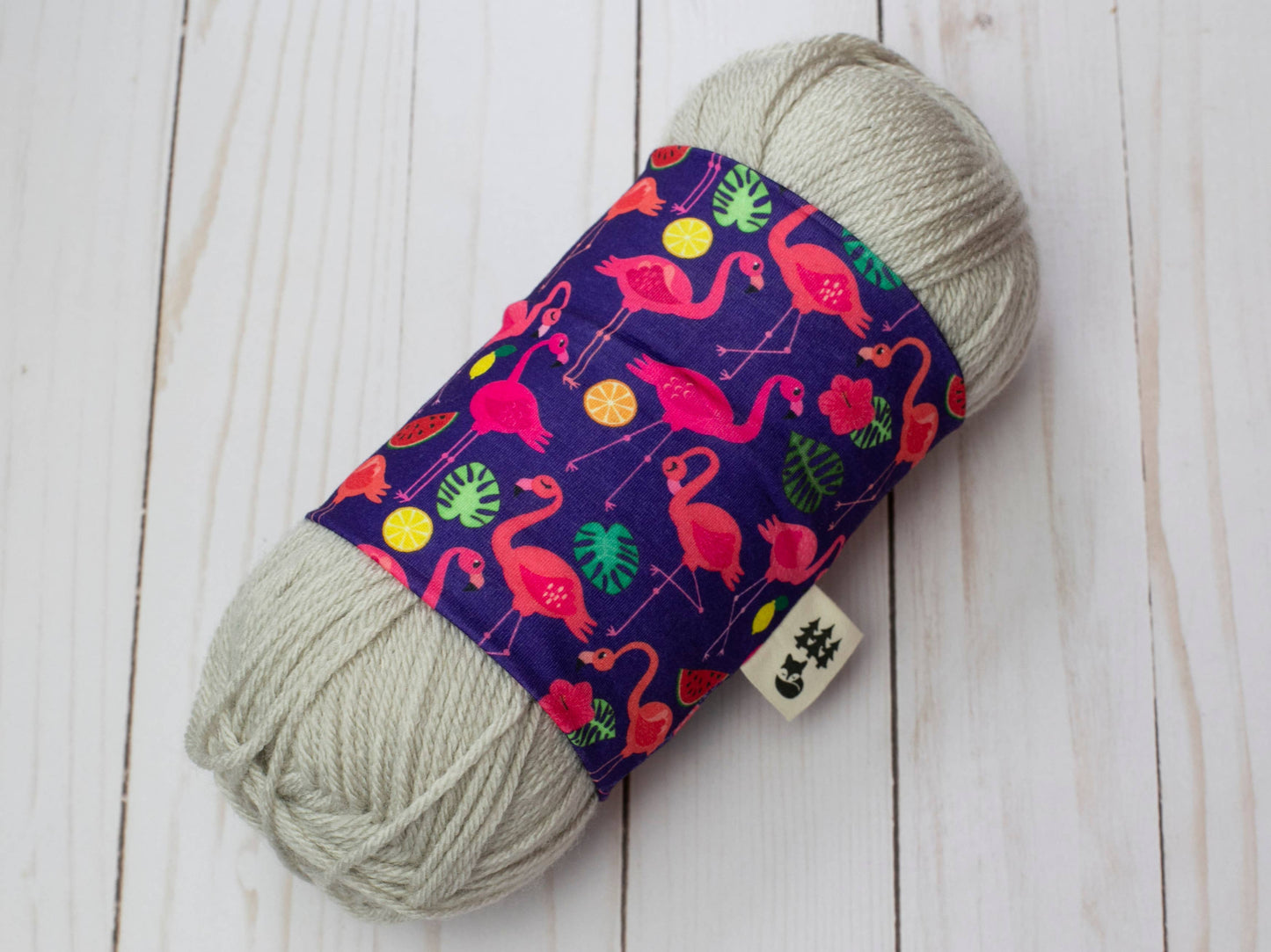 Fox & Pine Stitches Fancy Flamingo | Yarn Sweater Yarn Cozies