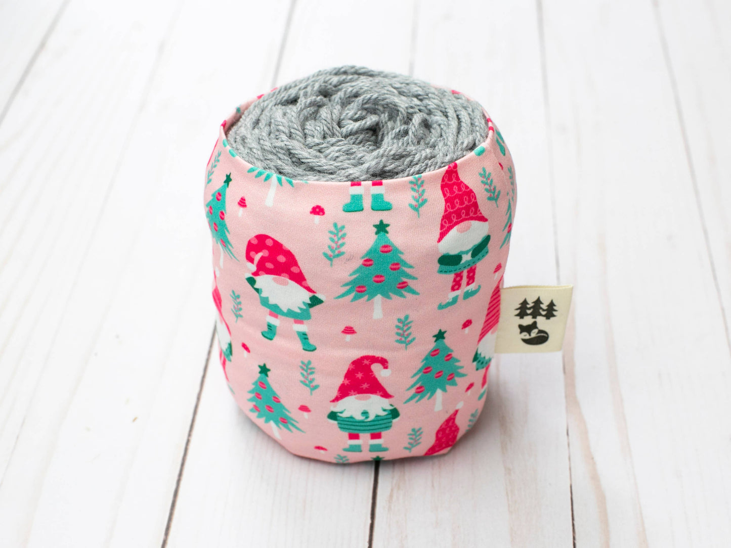 Fox & Pine Stitches Festive Gnome | Yarn Sweater Yarn Cozies