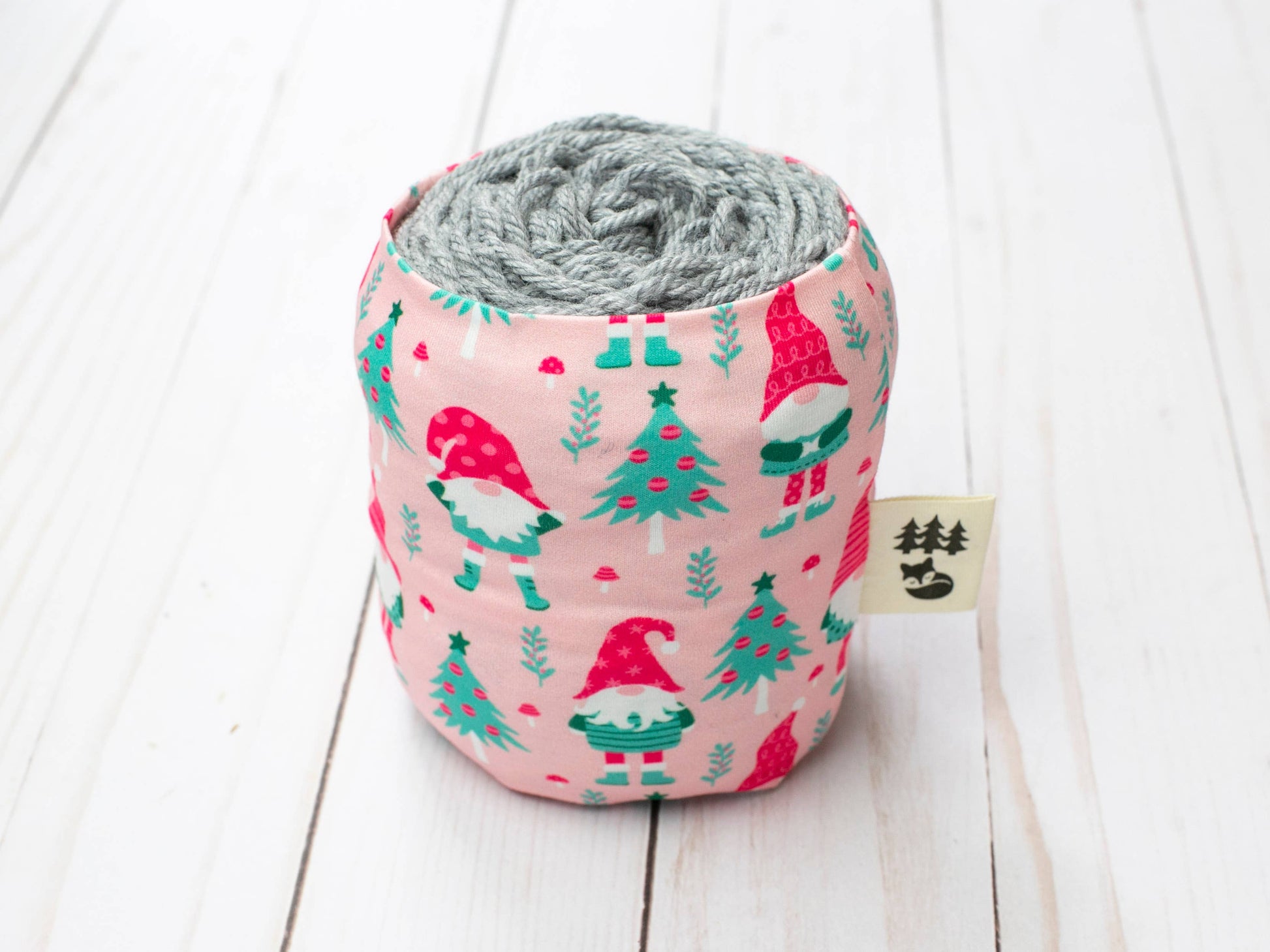 Fox & Pine Stitches Festive Gnome | Yarn Sweater Yarn Cozies