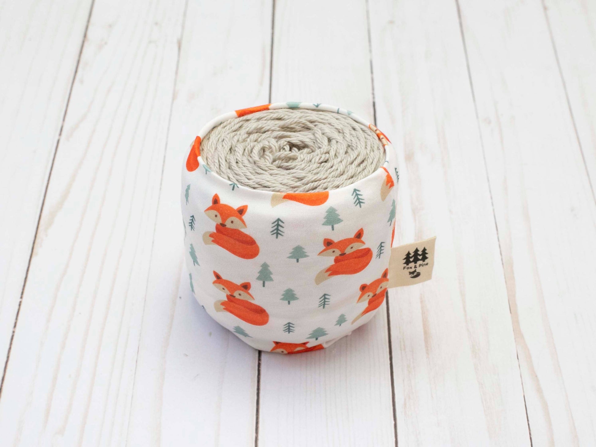 Fox & Pine Stitches Friendly Fox | Yarn Sweater Yarn Cozies