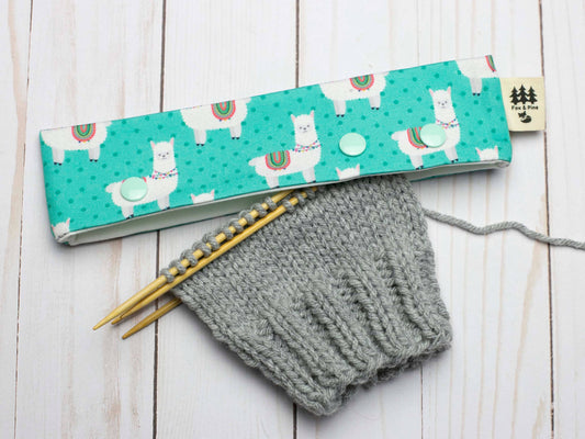 Fox & Pine Stitches Lovely Llama | DPN Holder Needle Holders