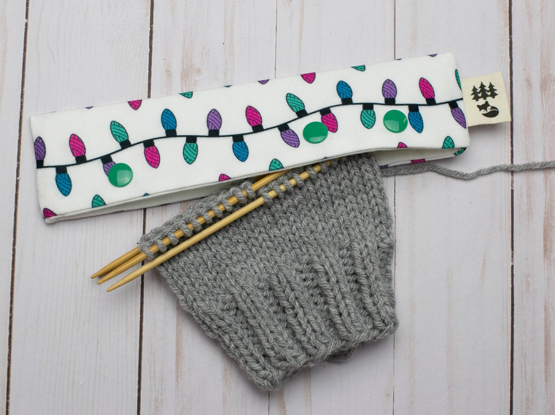 Fox & Pine Stitches Merry & Bright | DPN Holder Needle Holders