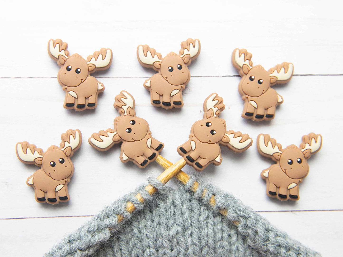 Fox & Pine Stitches Moose | Stitch Stoppers Point Protectors