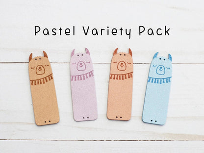 Fox & Pine Stitches Pastel Variety Pack Llama Fold Over Tags Tags and Cards