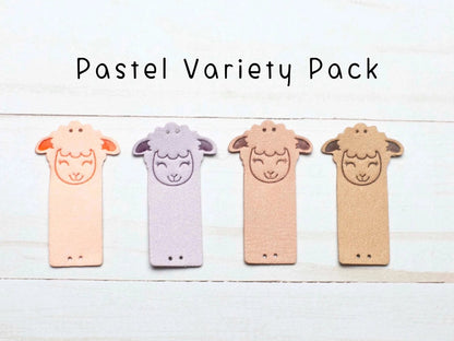 Fox & Pine Stitches Pastel Variety Pack Sheep Fold Over Tags Tags and Cards