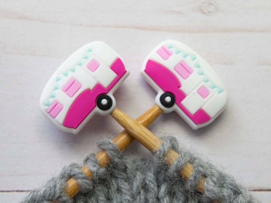 Fox & Pine Stitches Pink Camper | Stitch Stoppers Point Protectors