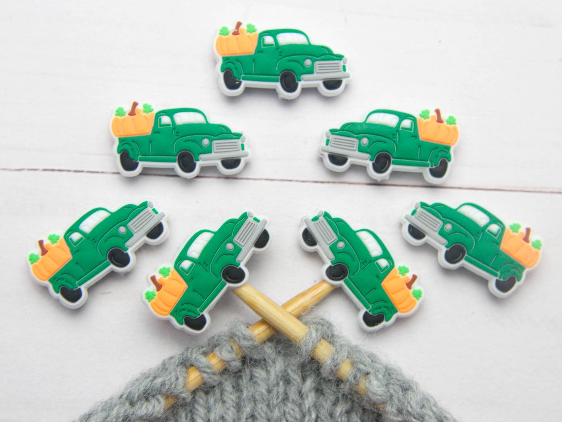 Fox & Pine Stitches Pumpkin Truck | Stitch Stoppers Point Protectors Point Protectors