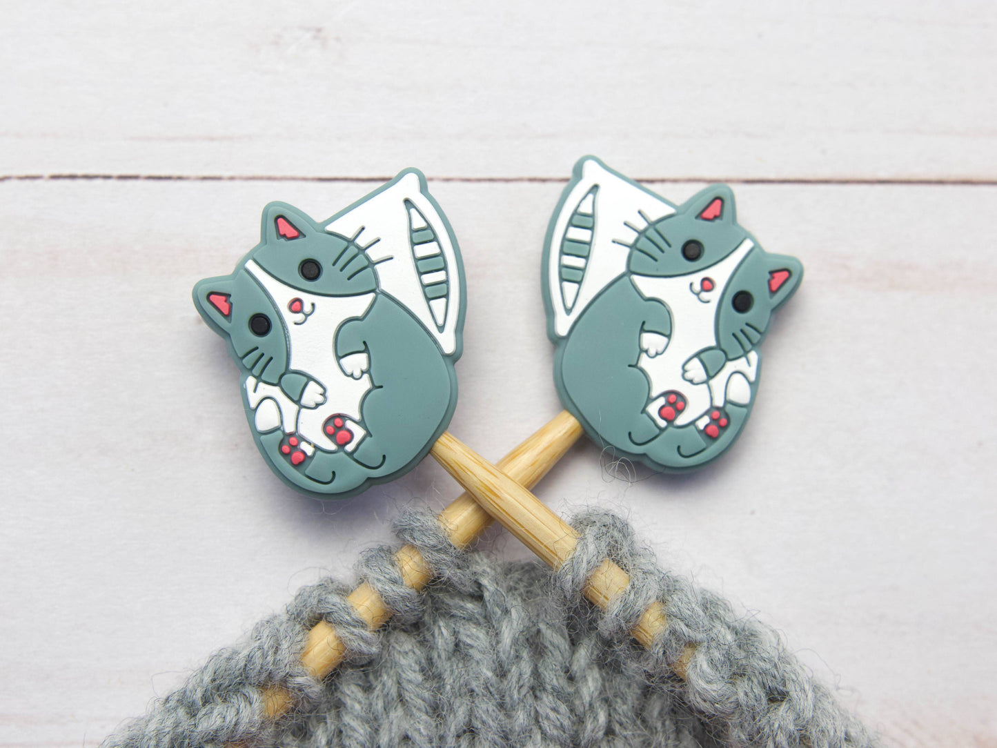 Fox & Pine Stitches Sleepy Cat | Stitch Stoppers Notions and Tools