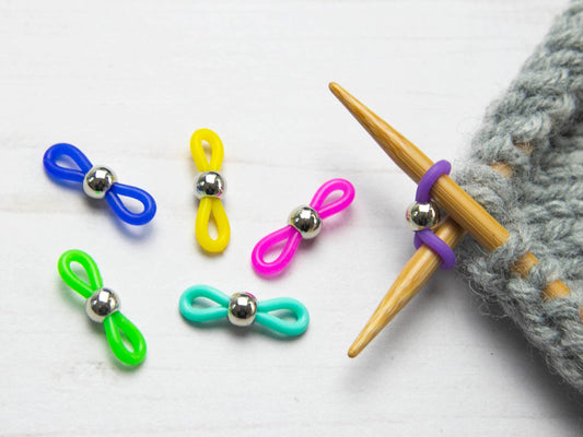 Fox & Pine Stitches Stitch Huggers | Silver Ball Knitting Notions Colorful Notions and Tools