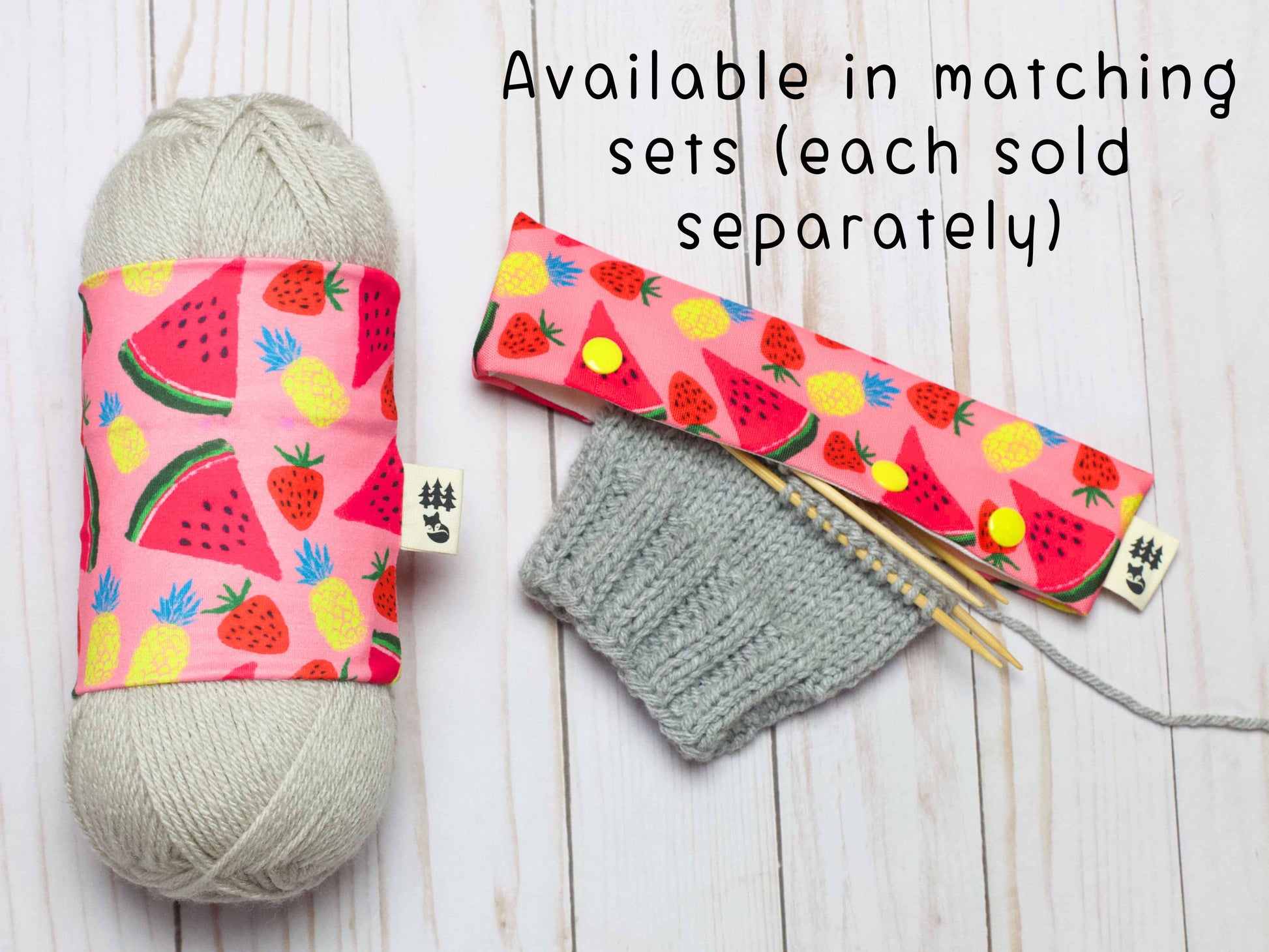 Fox & Pine Stitches Wild Watermelon | DPN Holder Needle Holders