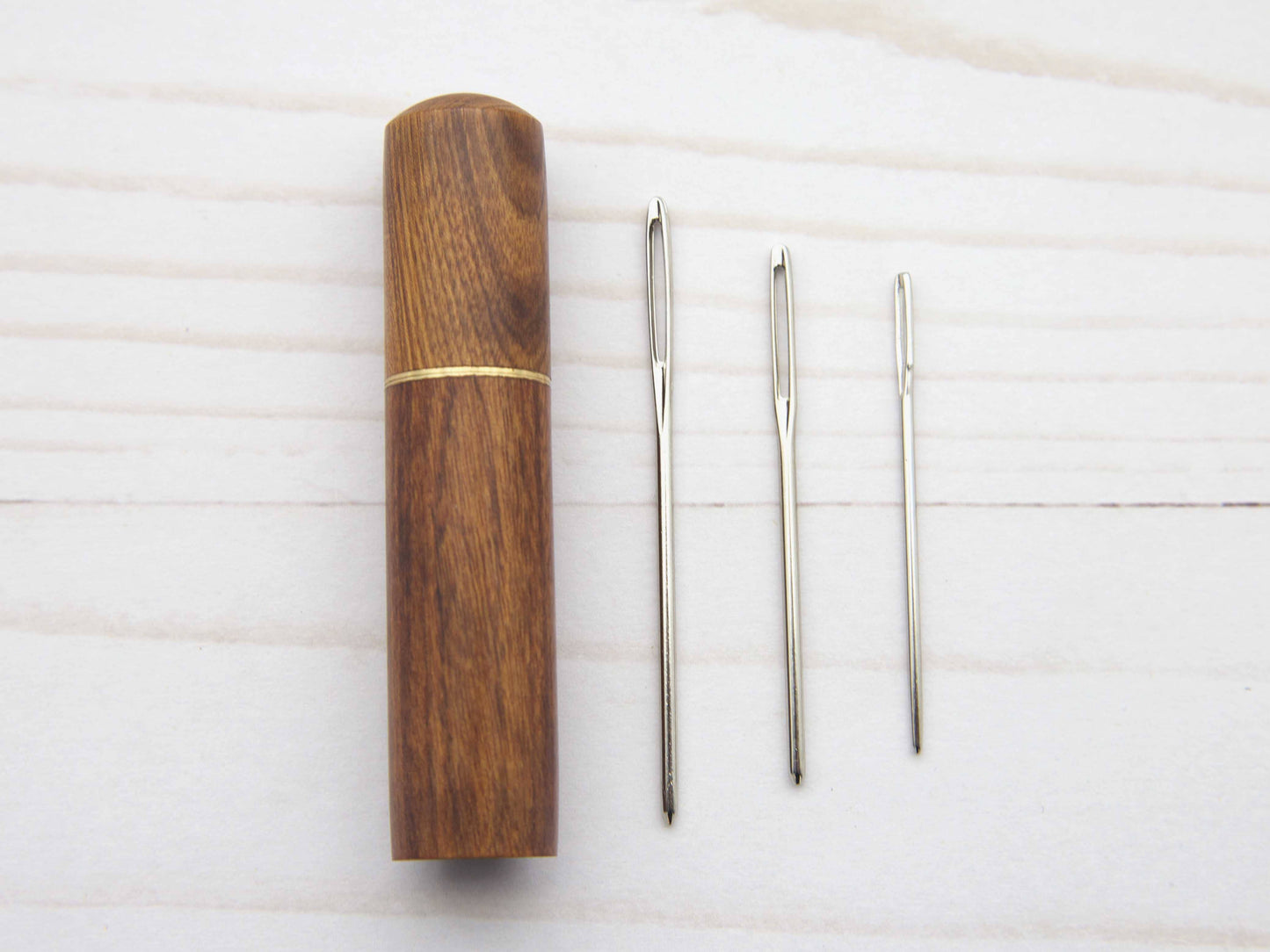 Fox & Pine Stitches Wooden Darning Needle | Storage Cases Tapestry Knitting Needles