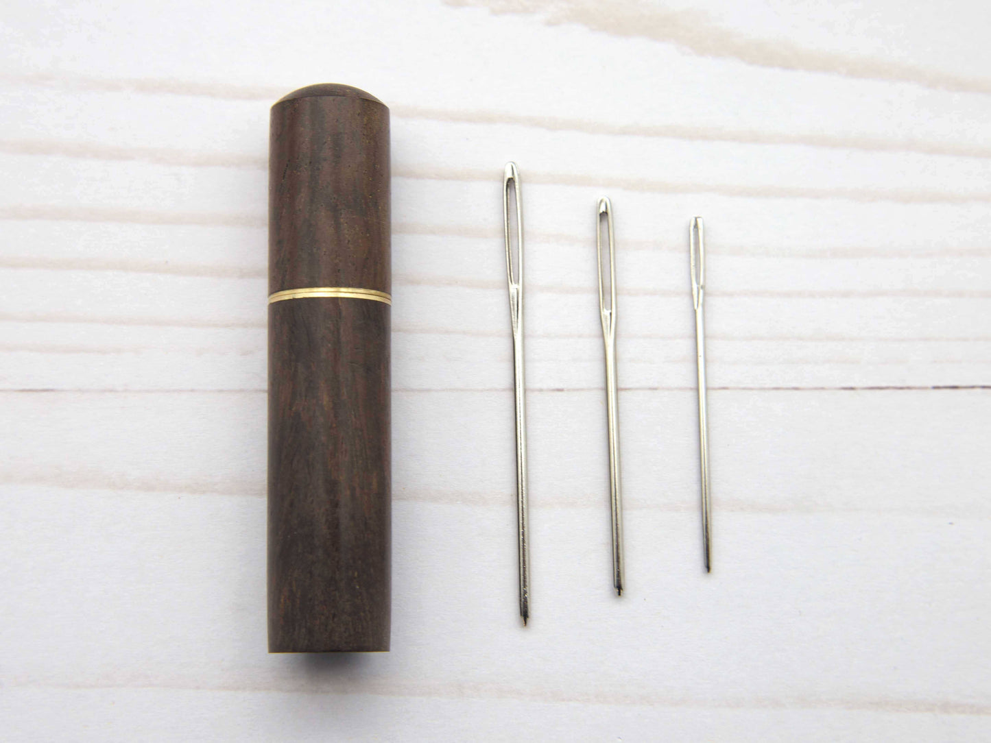 Fox & Pine Stitches Wooden Darning Needle | Storage Cases Tapestry Knitting Needles