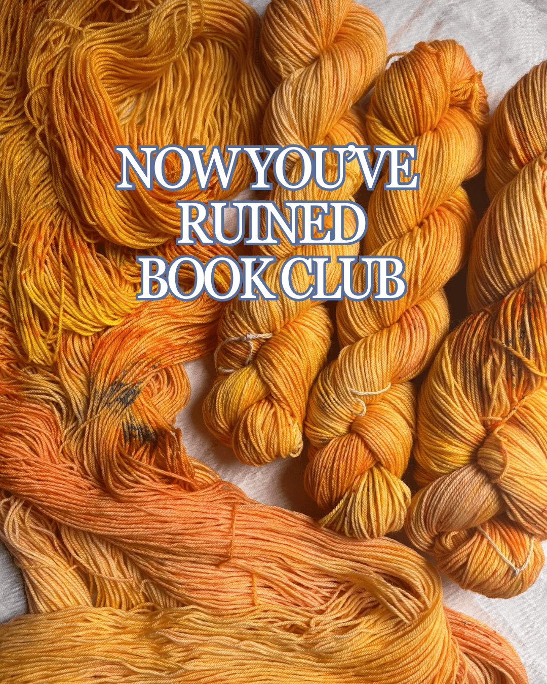 Goosey Fibers Now You've Ruined Book Club! Yarn