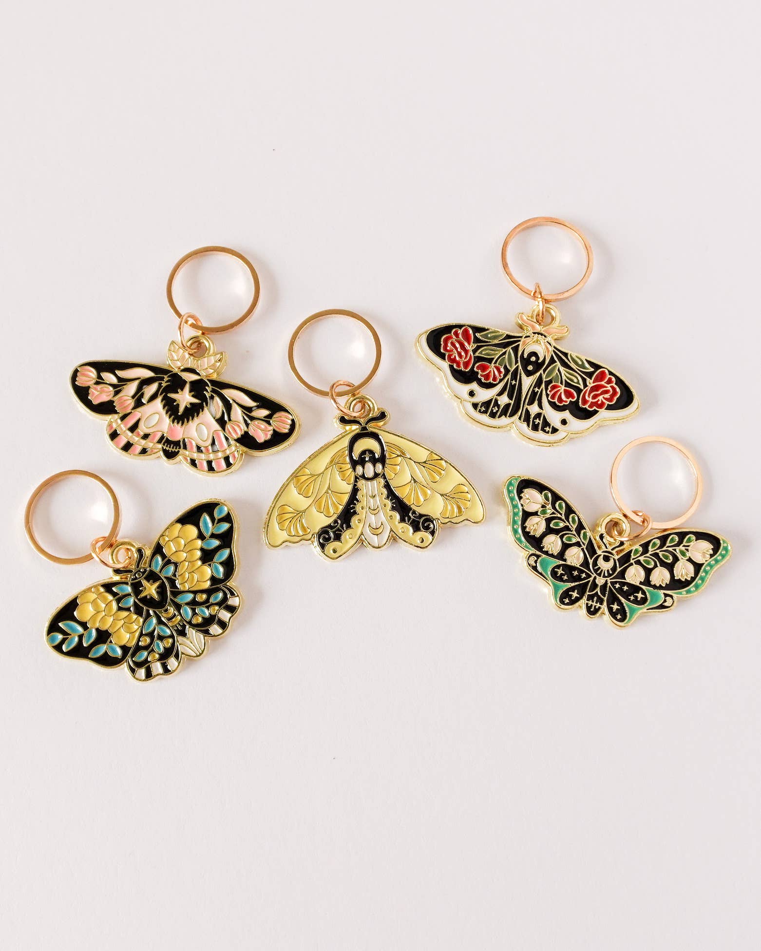 Hello Kim - Kim Chui Butterflies - Marker rings Stitch markers