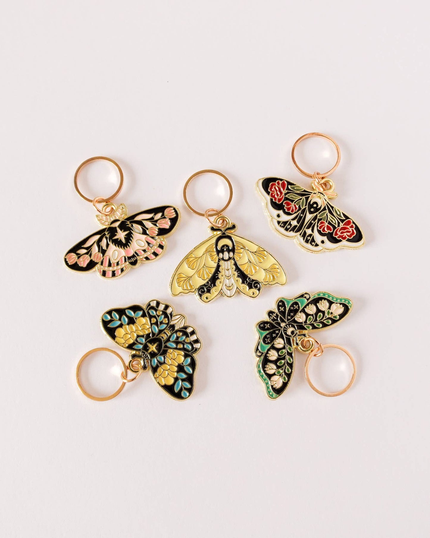 Hello Kim - Kim Chui Butterflies - Marker rings Stitch markers