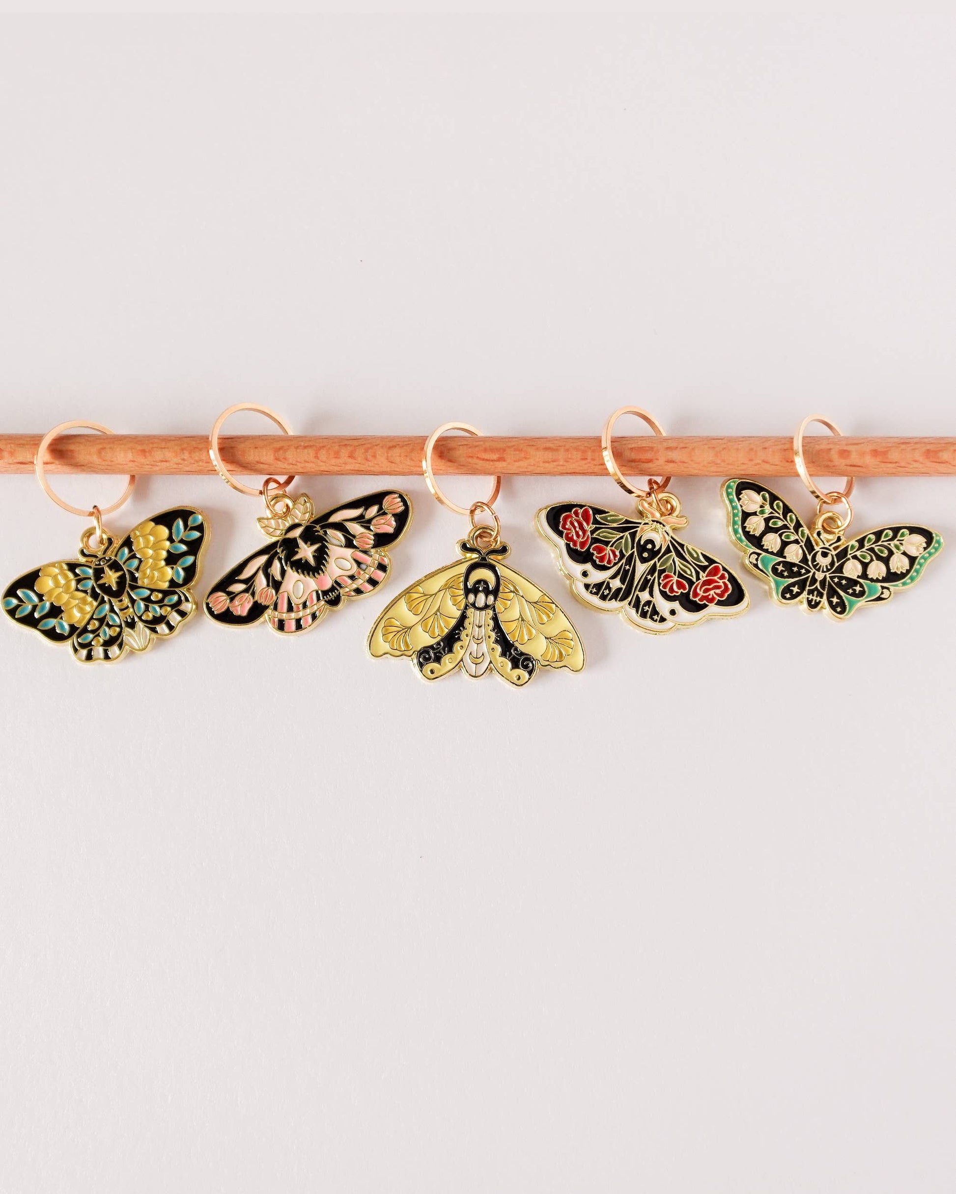 Hello Kim - Kim Chui Butterflies - Marker rings Stitch markers