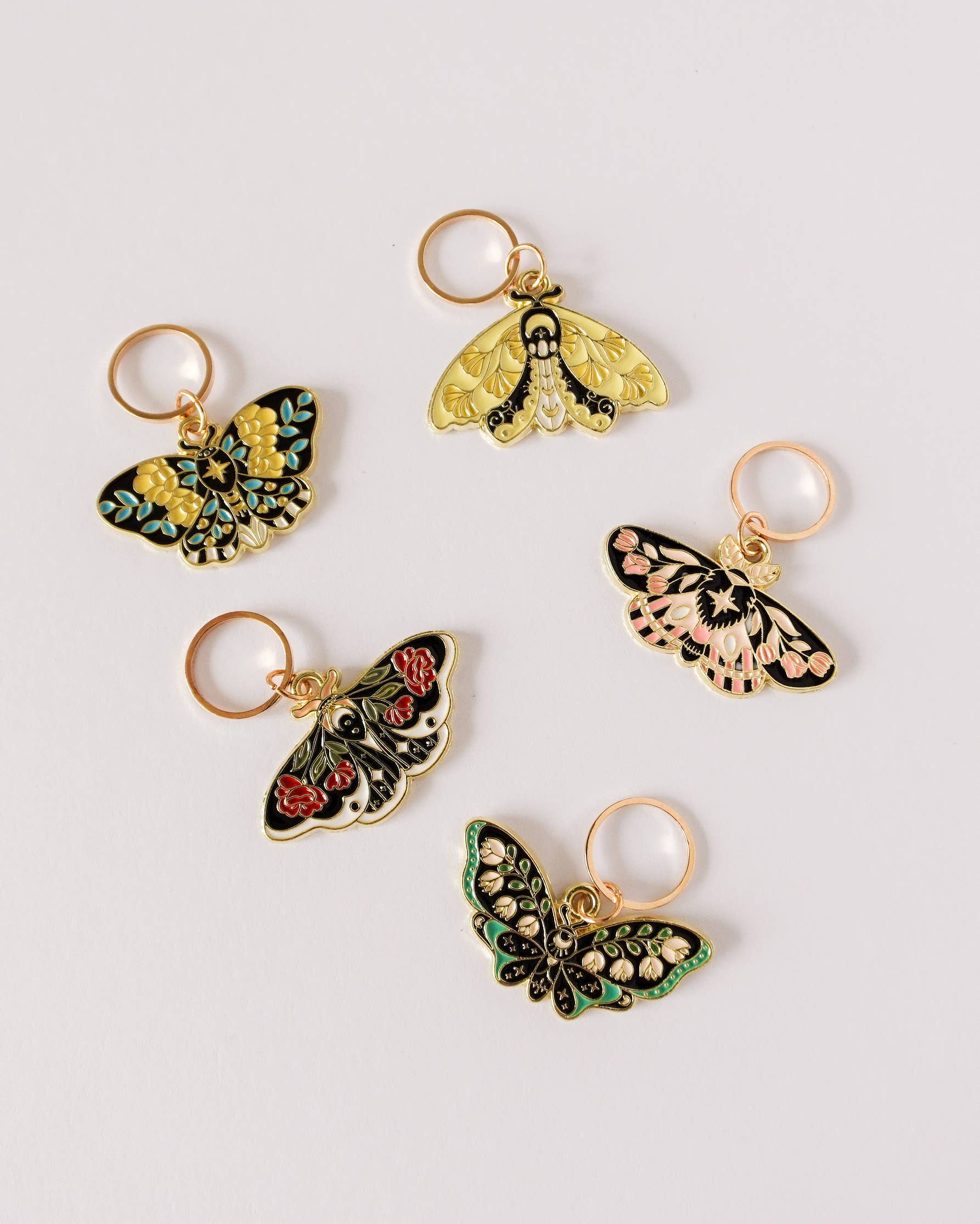 Hello Kim - Kim Chui Butterflies - Marker rings Stitch markers