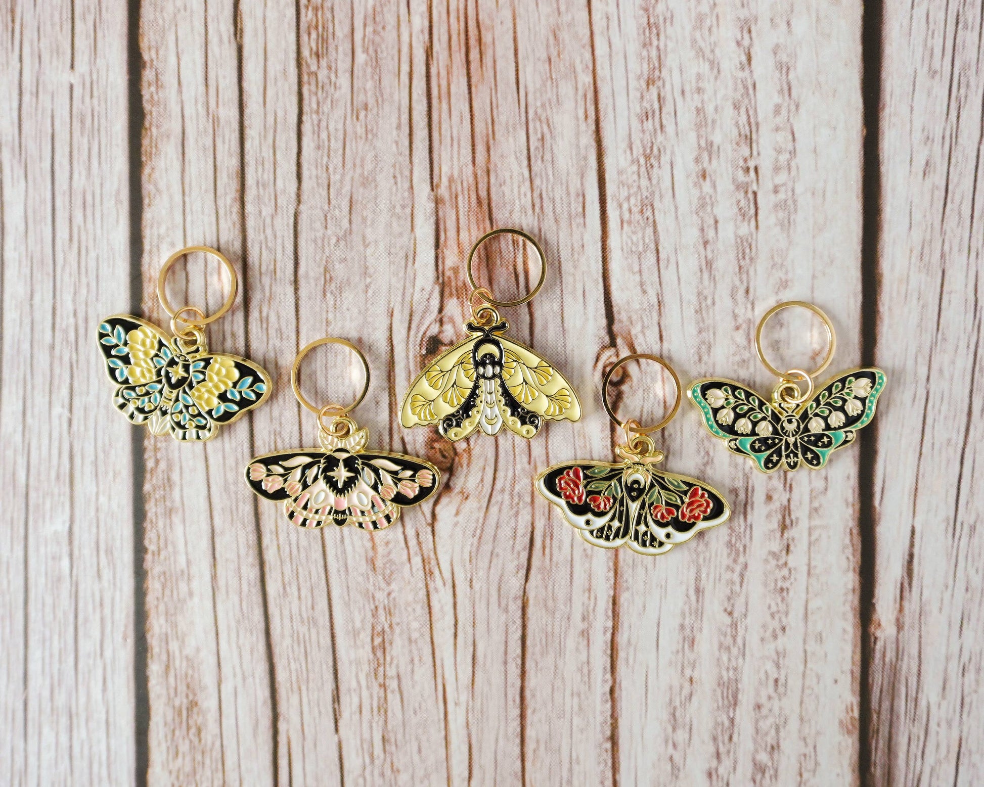 Hello Kim - Kim Chui Butterflies - Marker rings Stitch markers