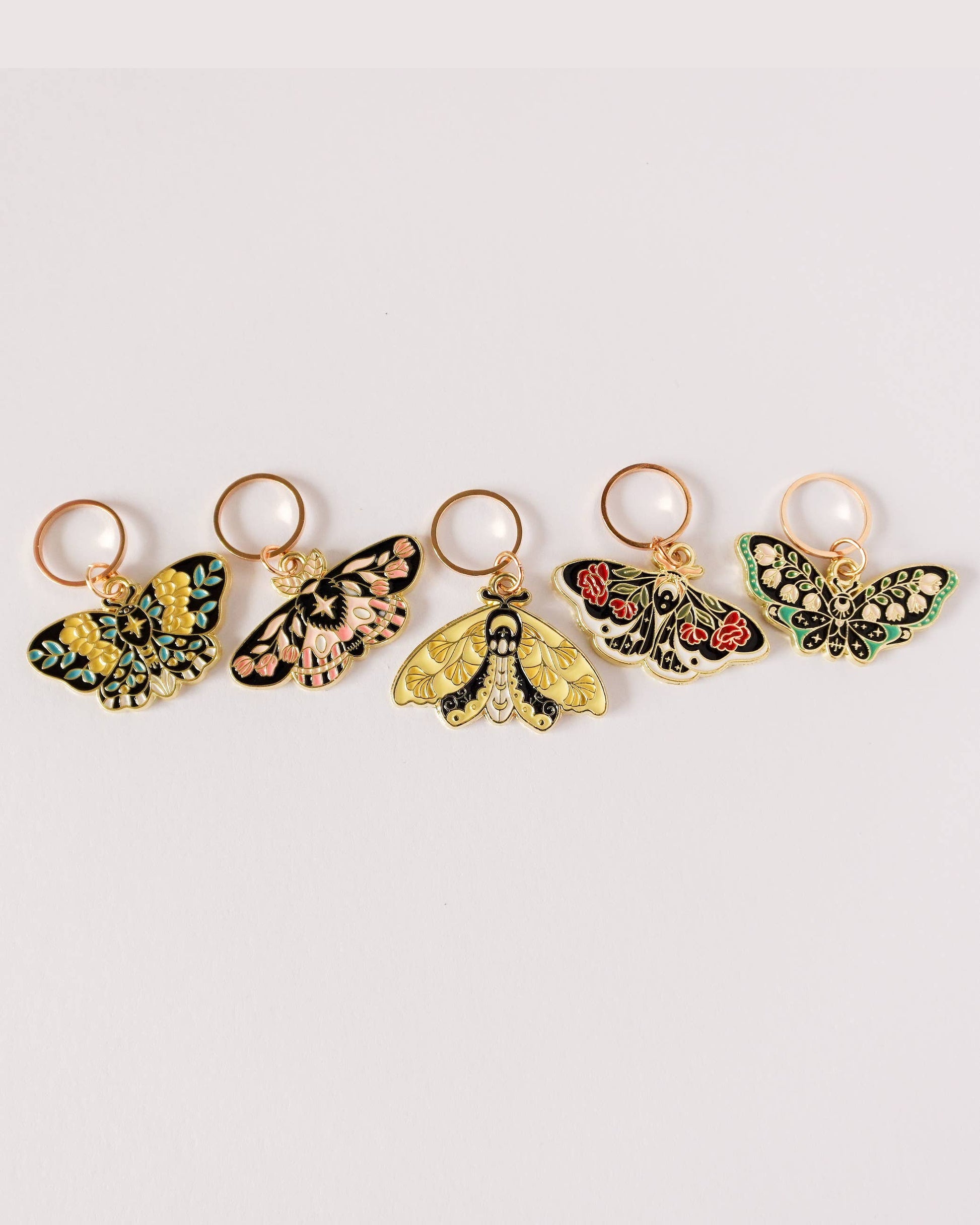 Hello Kim - Kim Chui Butterflies - Marker rings Stitch markers