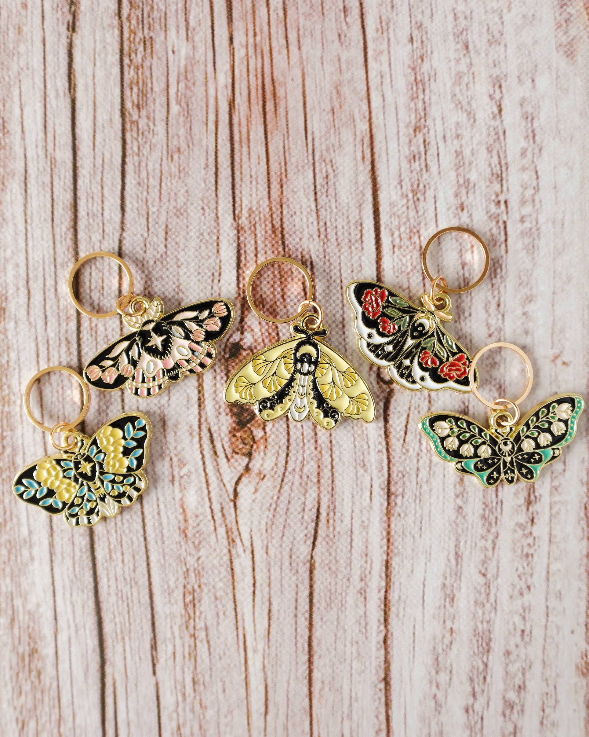 Hello Kim - Kim Chui Butterflies - Marker rings Stitch markers