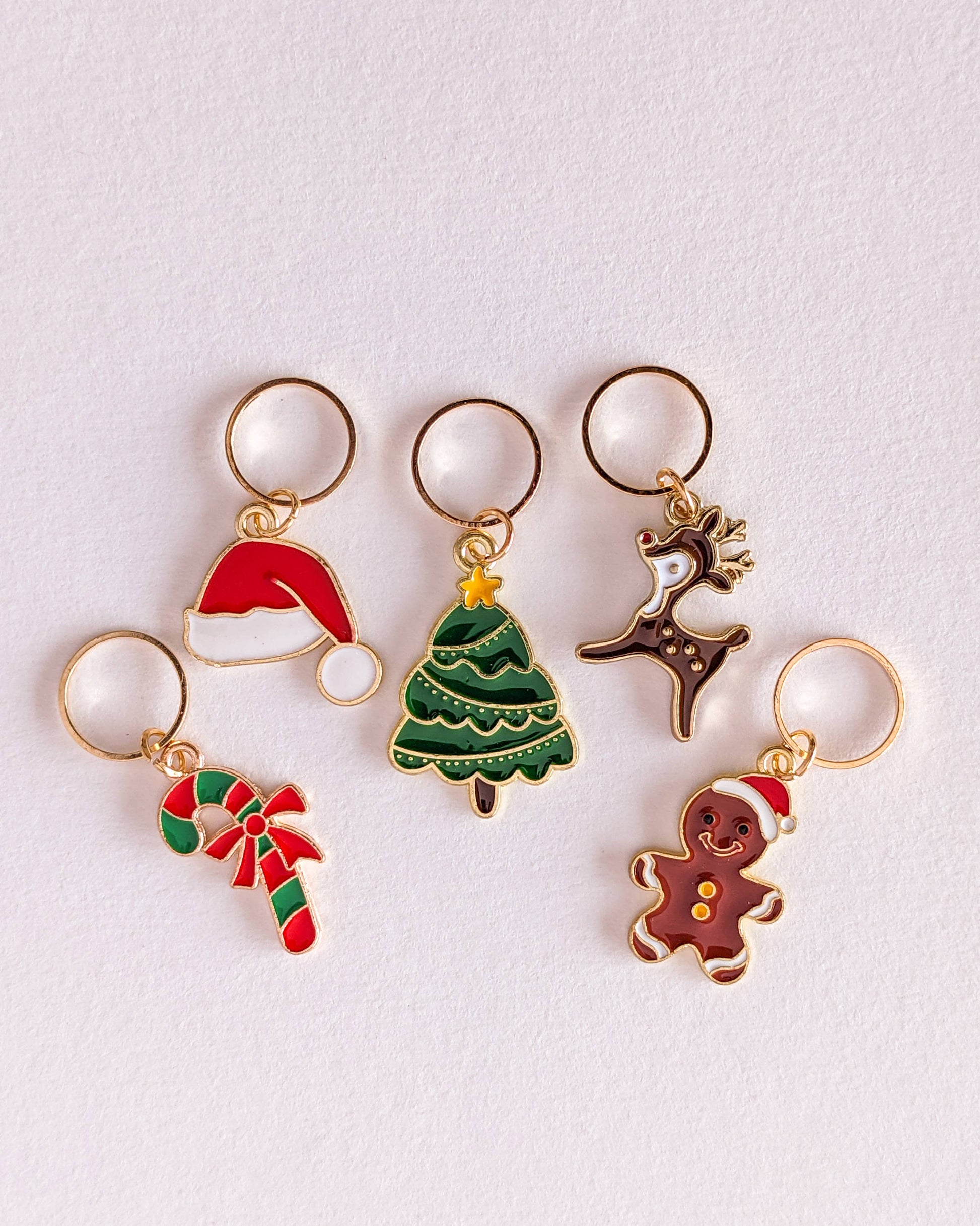 Hello Kim - Kim Chui Christmas #2 - Marker Rings Stitch markers