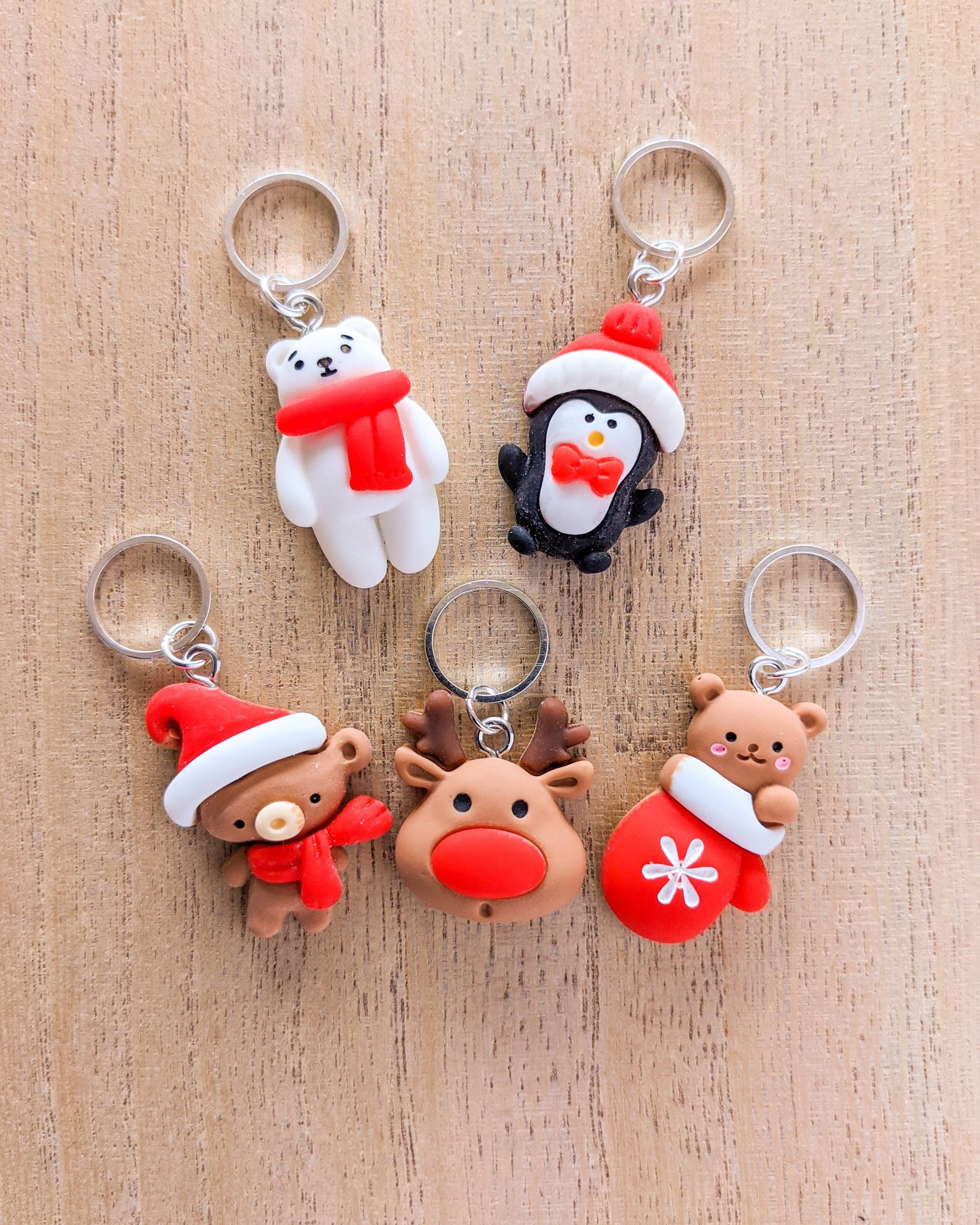 Hello Kim - Kim Chui Christmas #3 - Marker Rings Stitch markers