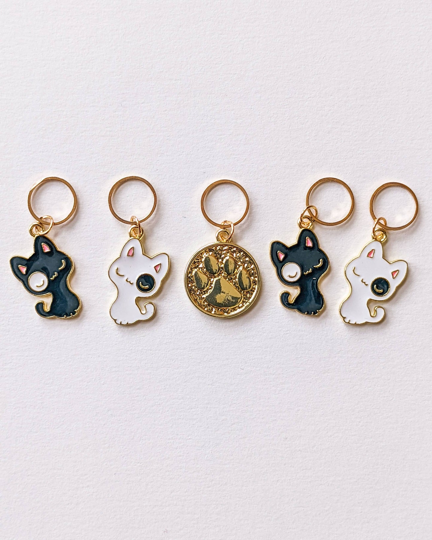 Hello Kim - Kim Chui Happy Cats Marker Rings Stitch markers