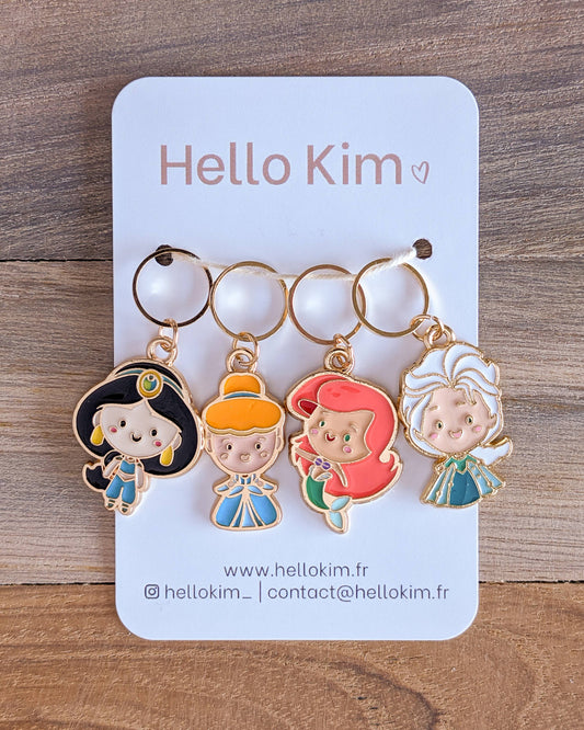 Hello Kim - Kim Chui Princesses #1 Marker Rings Stitch markers