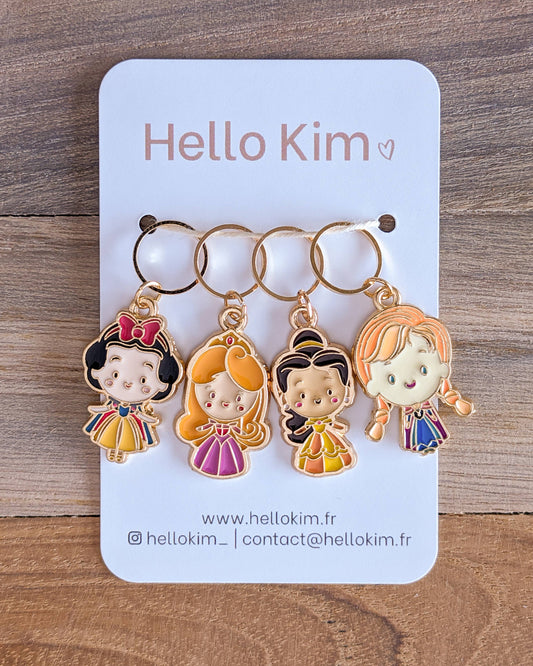 Hello Kim - Kim Chui Princesses #2 Marker Rings Stitch markers