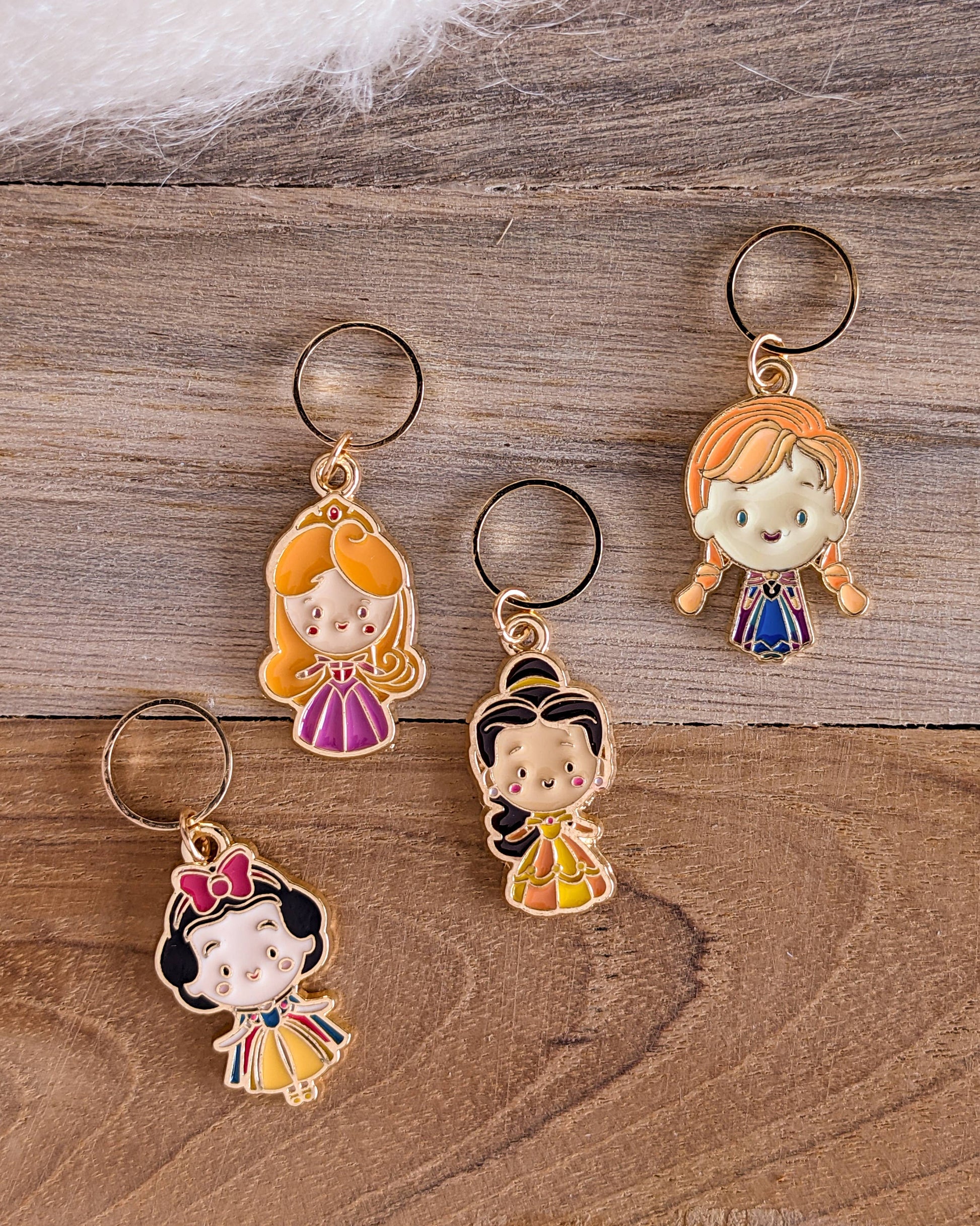 Hello Kim - Kim Chui Princesses #2 Marker Rings Stitch markers