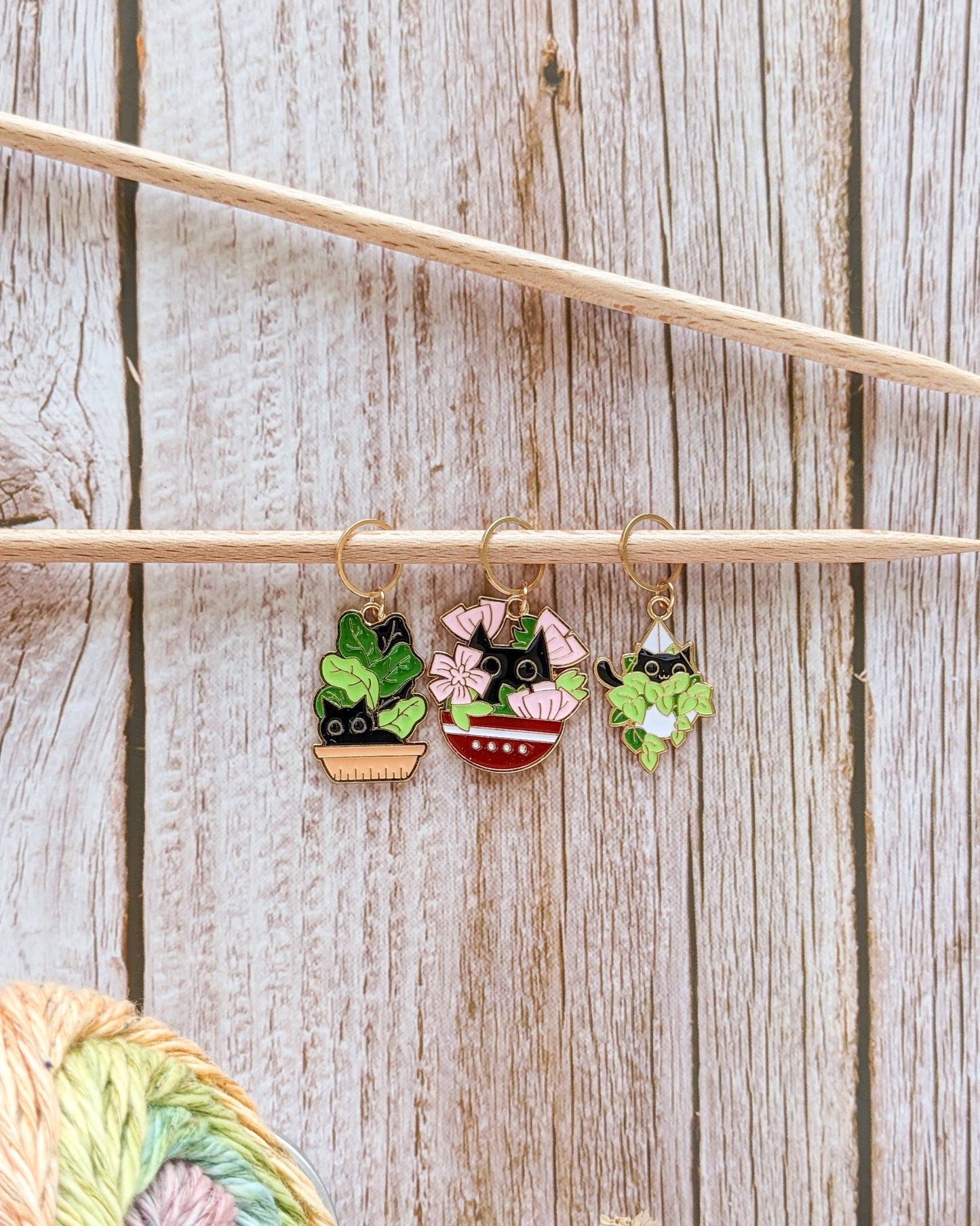 Hello Kim - Kim Chui Wild Cats - Marker Rings Stitch markers