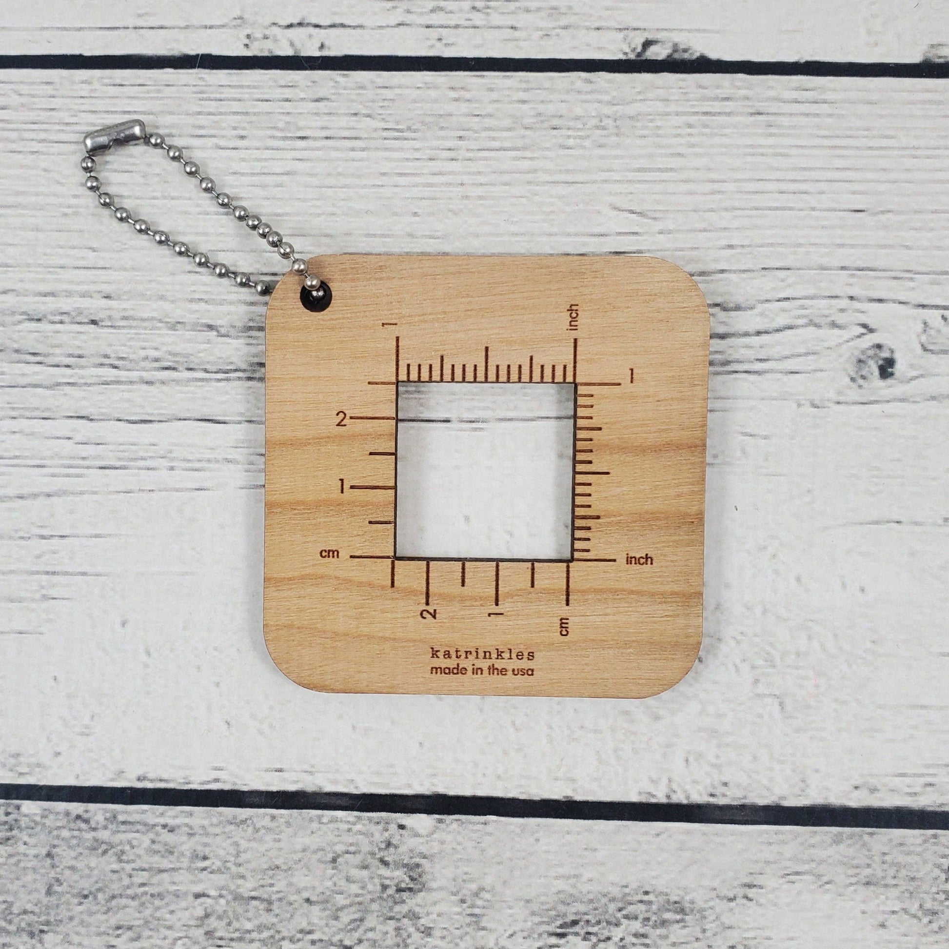 Katrinkles 1" Gauge Swatch Ruler Mini Tool Gauge Rulers