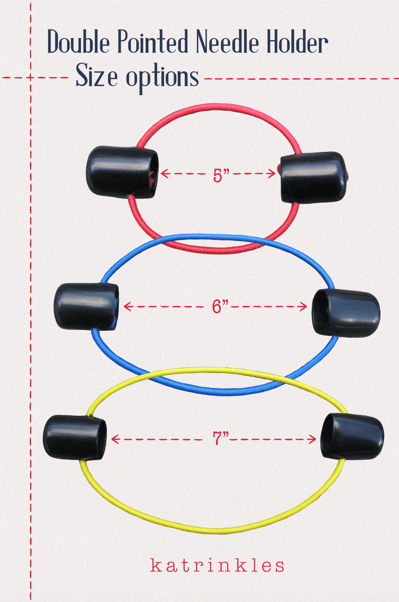 Katrinkles DPN Knitting Needle Holder Notions and Tools