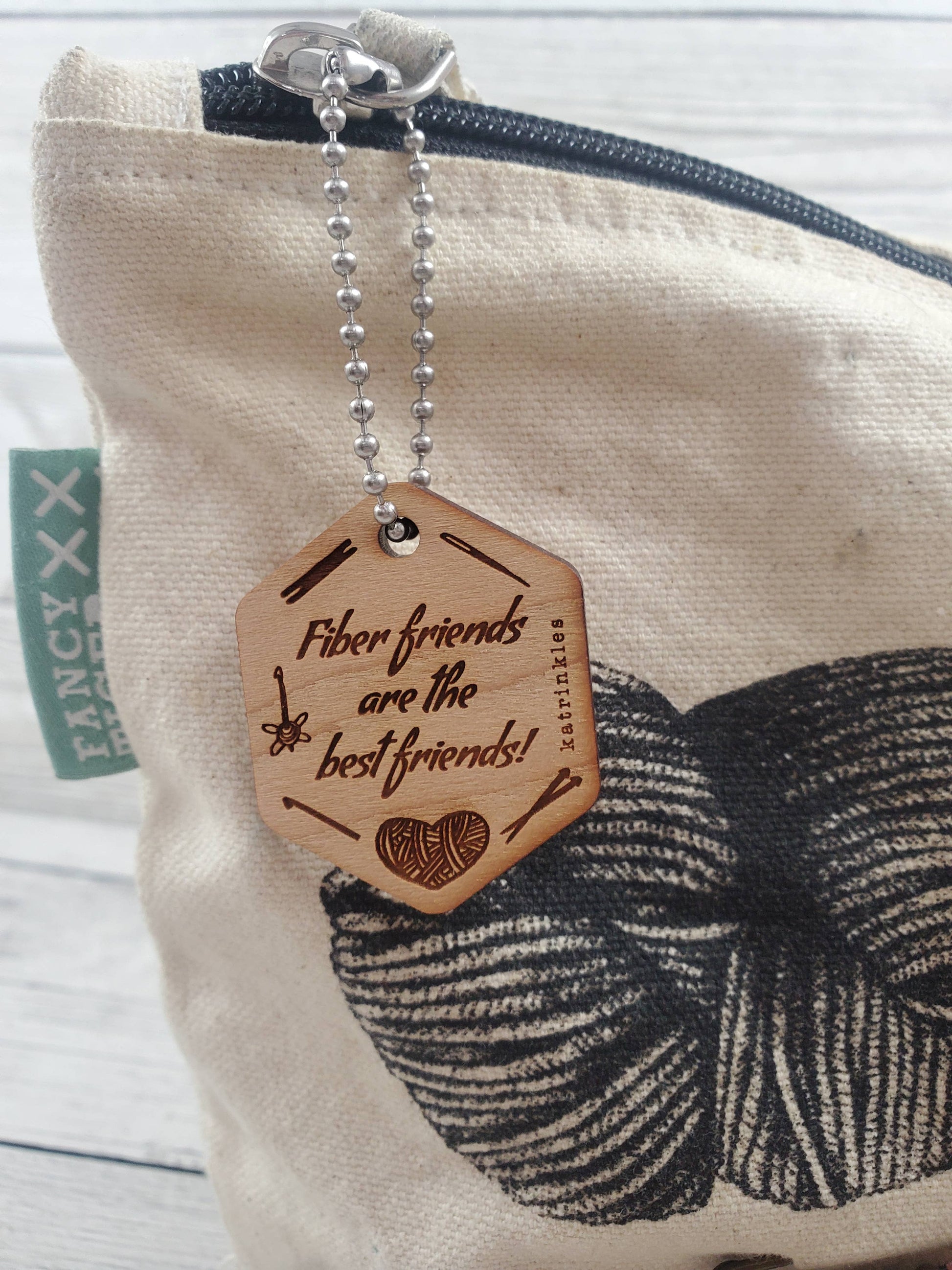 Katrinkles Fiber friends are the best friends! Project Bag Tag Tags and Cards