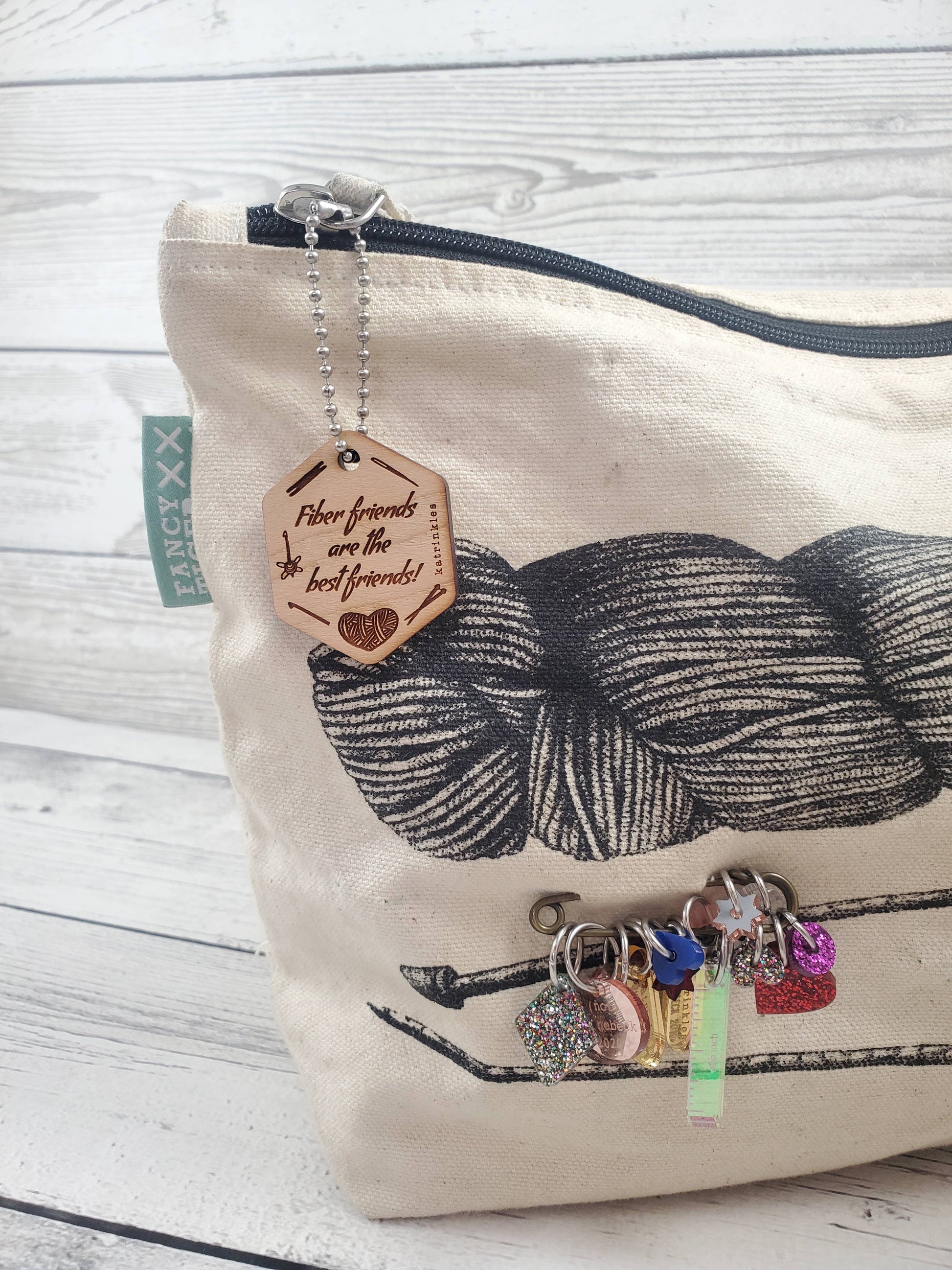 Katrinkles Fiber friends are the best friends! Project Bag Tag Tags and Cards