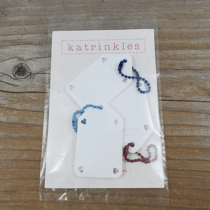 Katrinkles Write On / Wipe Off Acrylic White Project Bag Tags Notions and Tools