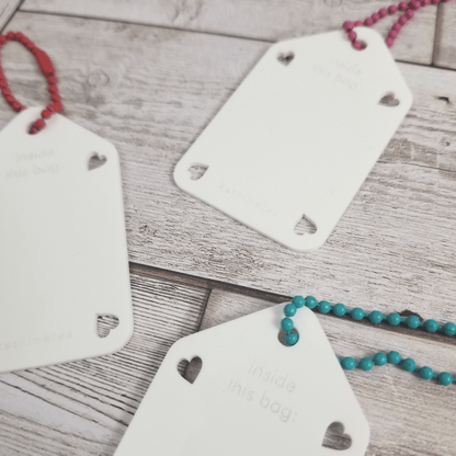 Katrinkles Write On / Wipe Off Acrylic White Project Bag Tags Notions and Tools
