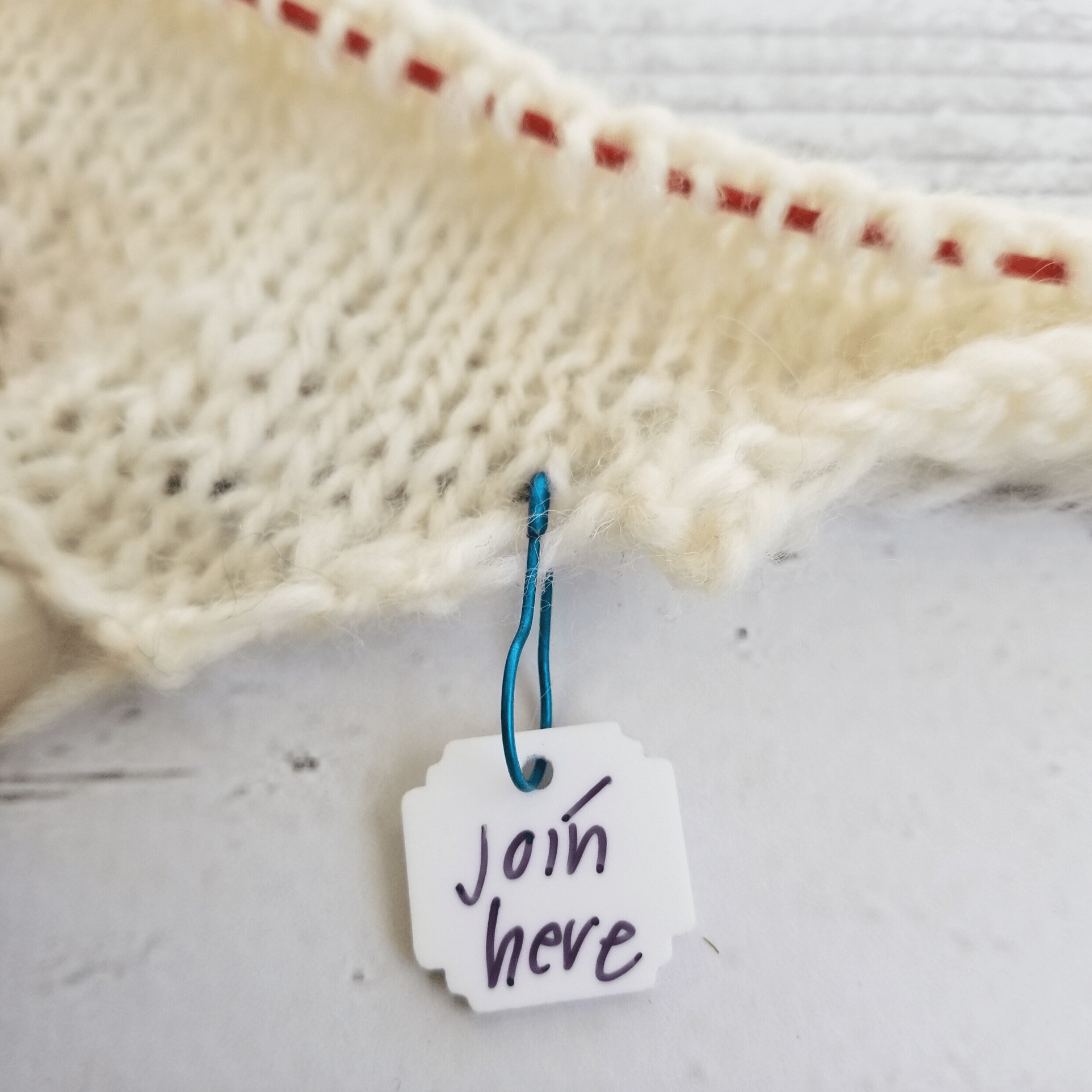 Katrinkles Write On / Wipe Off White Stitch Marker Set Stitch markers