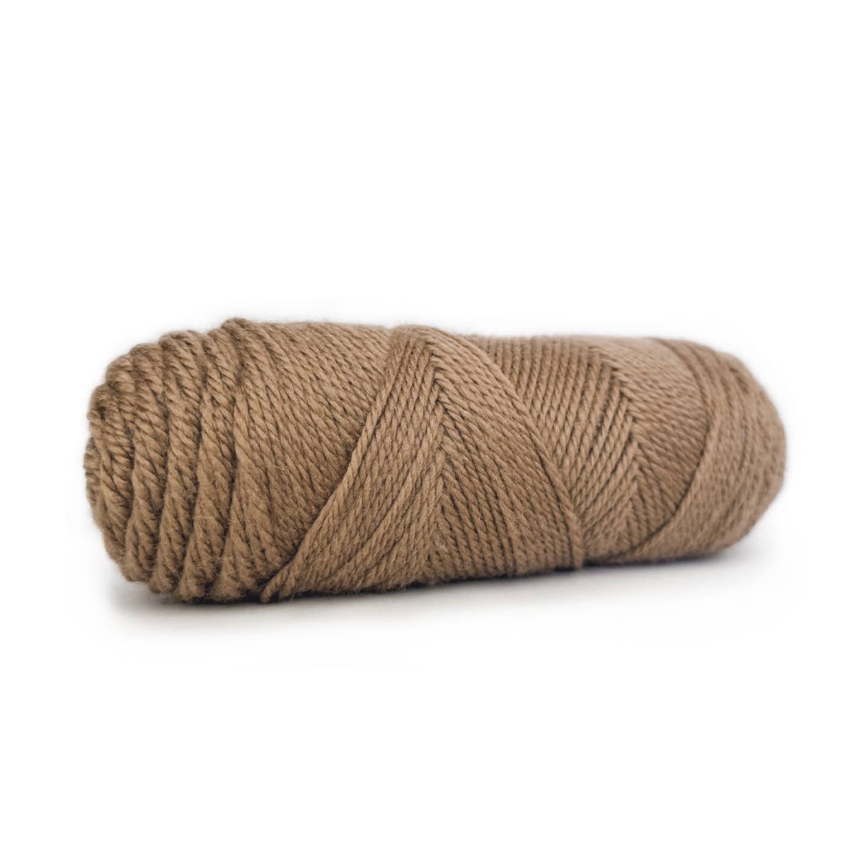 Kelbourne Woolens Dark Beige Keystone: Easy care acrylic & wool yarn made in the USA