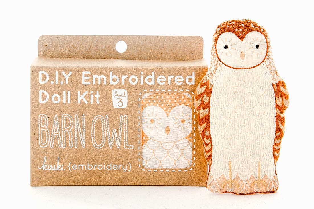 Kiriki Press Barn Owl - Embroidery Kit Embroidery Kit