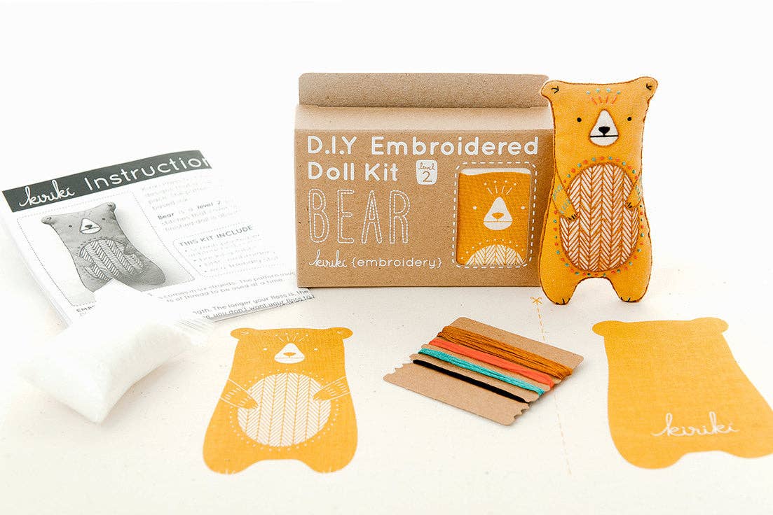 Kiriki Press Bear - Embroidery Kit Embroidery Kit