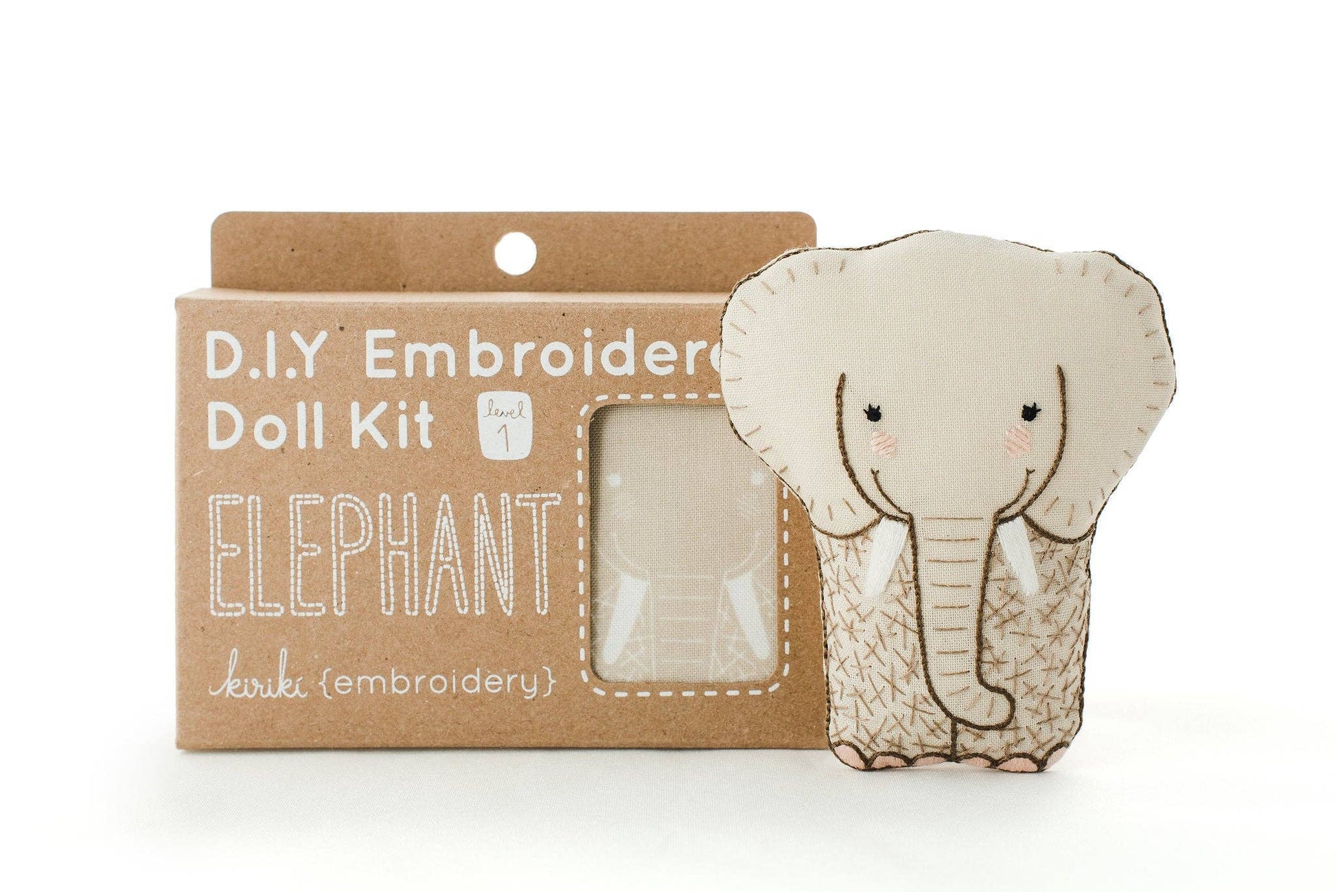 Kiriki Press Elephant - Embroidery Kit Embroidery Kit