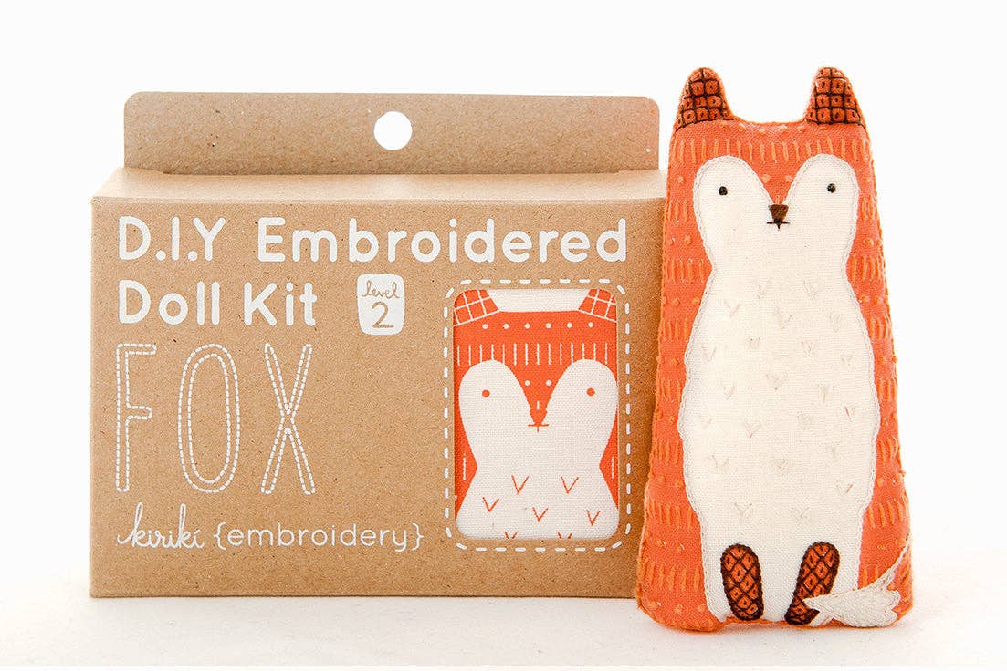 Kiriki Press Fox - Embroidery Kit Embroidery Kit