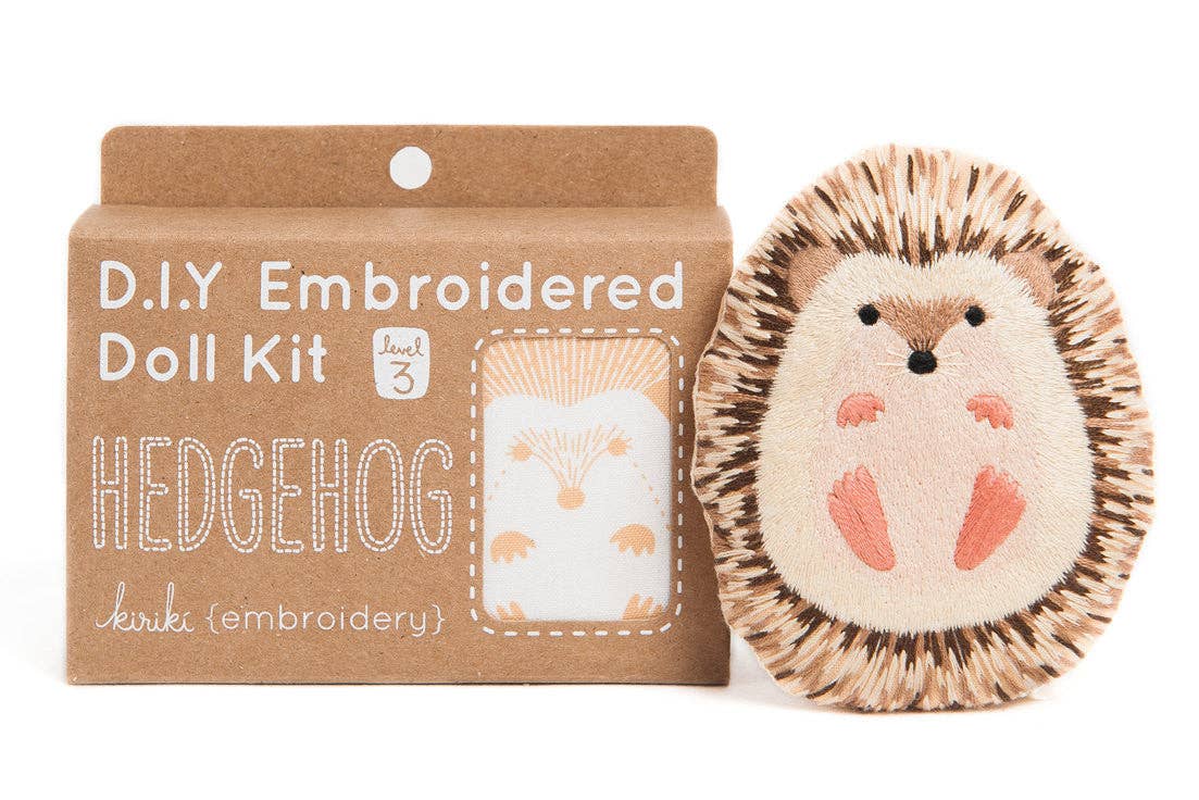 Kiriki Press Hedgehog - Embroidery Kit Embroidery Kit