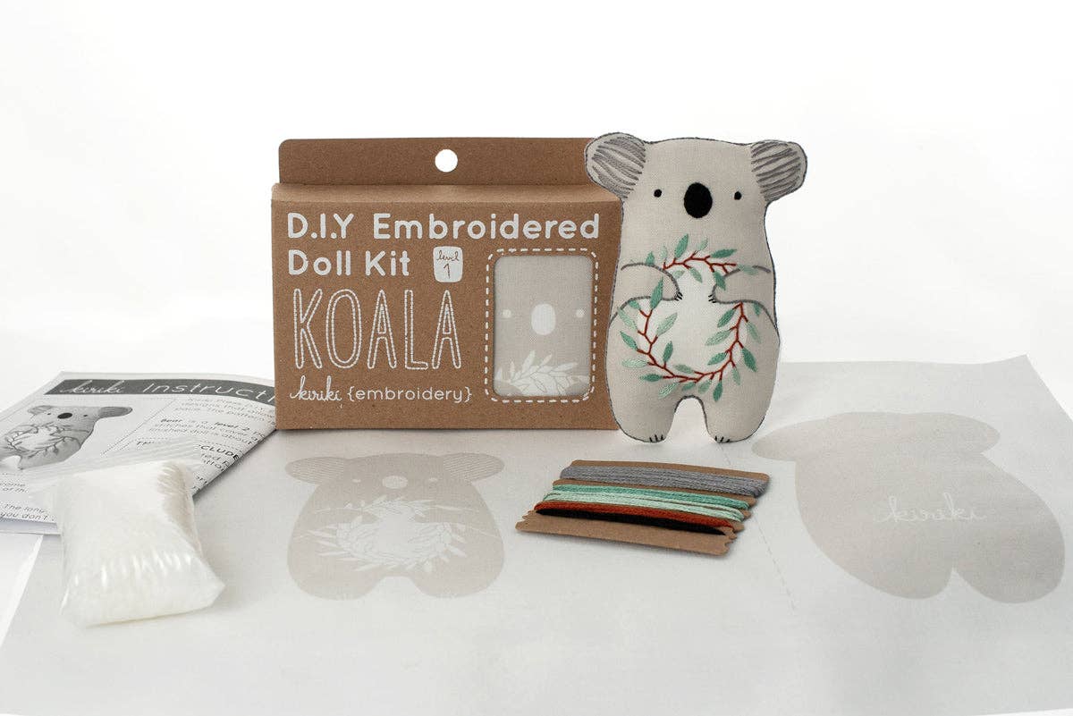 Kiriki Press Koala - Embroidery Kit Embroidery Kit