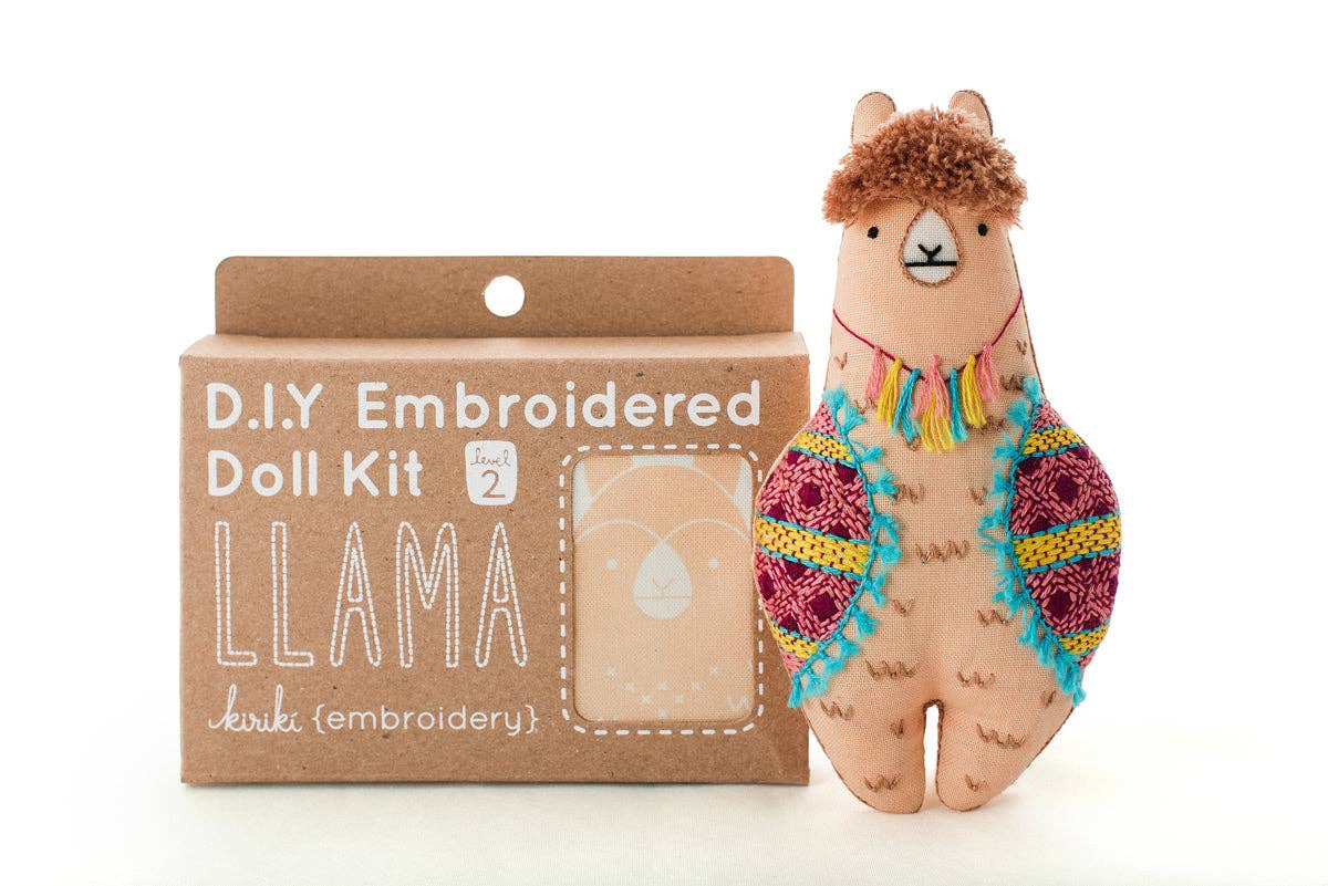 Kiriki Press Llama - Embroidery Kit Embroidery Kit