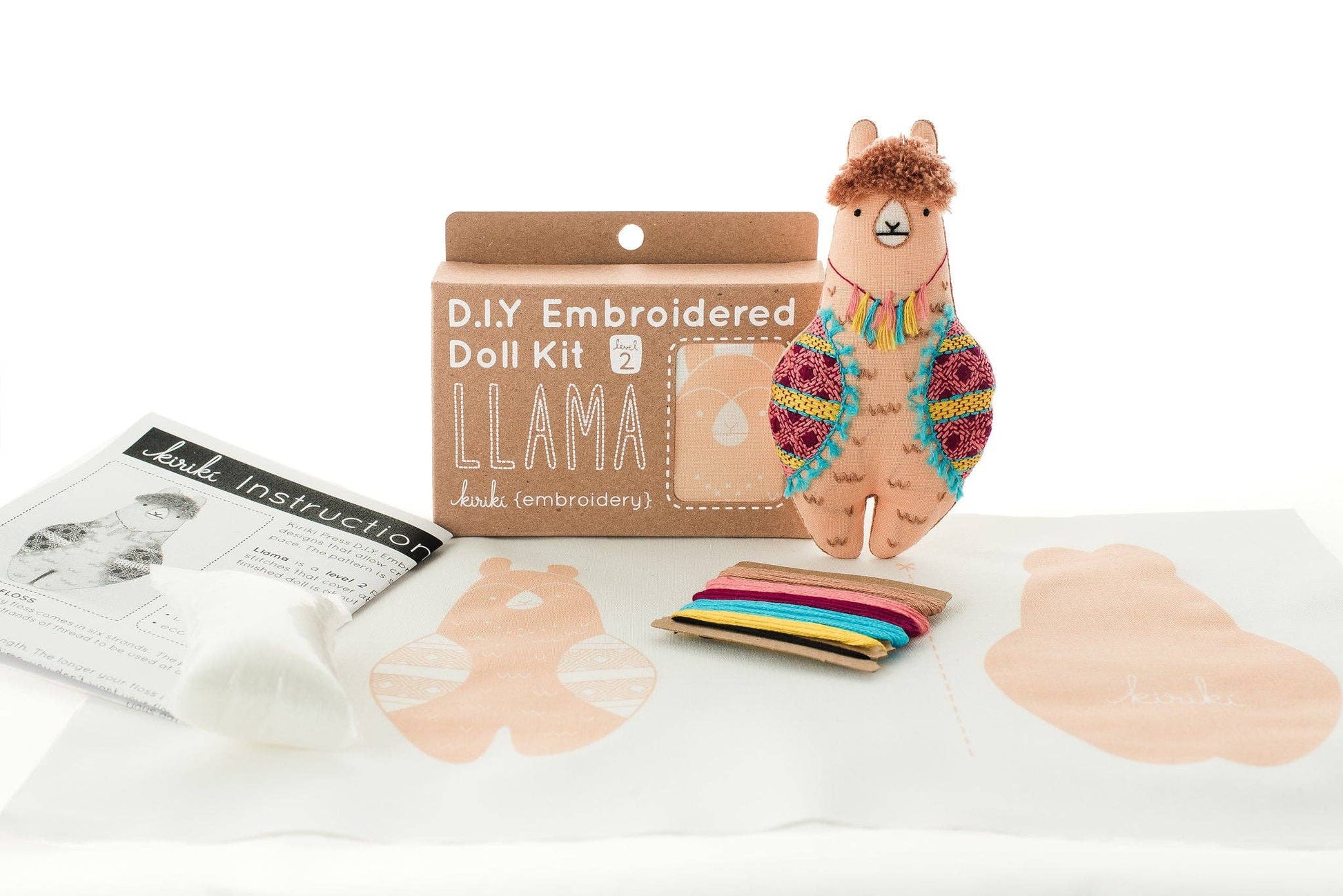 Kiriki Press Llama - Embroidery Kit Embroidery Kit